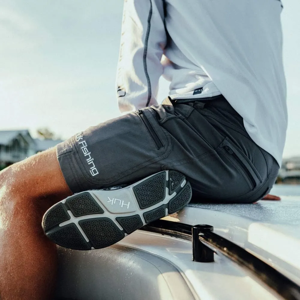 HUK Men's Next Level 7" Quick-Drying Performance Fishing Shorts with UPF 30  Sun Protection