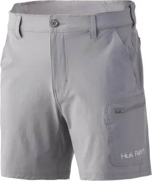 HUK Men's Next Level 7" Quick-Drying Performance Fishing Shorts with UPF 30  Sun Protection