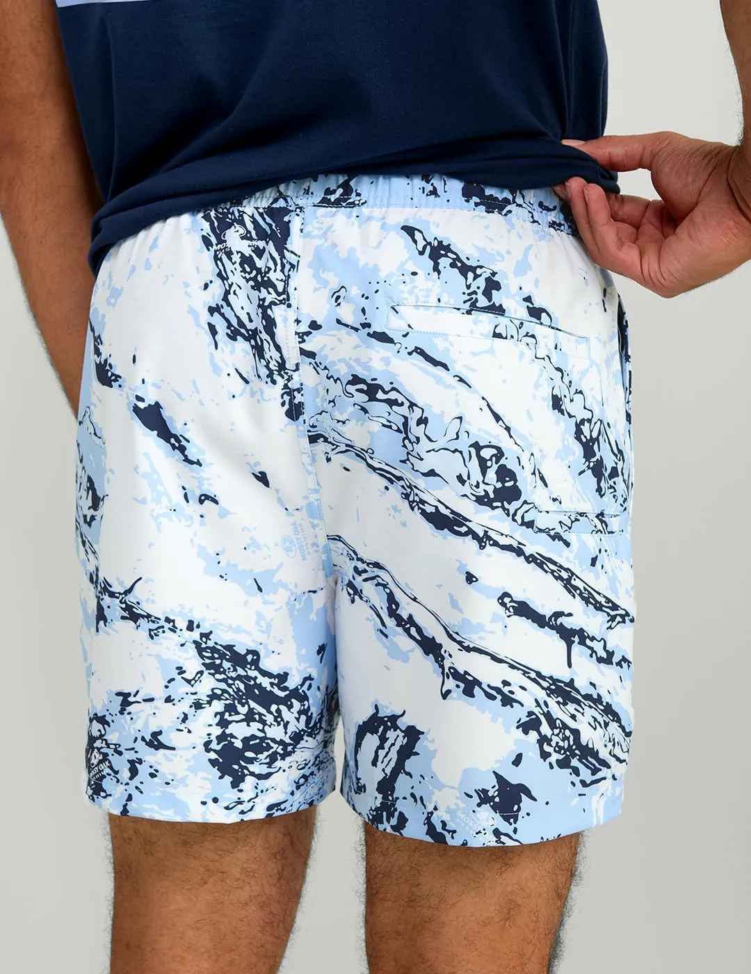 HUK Men's Pursuit Volley Pattern, Quick-Dry Shorts