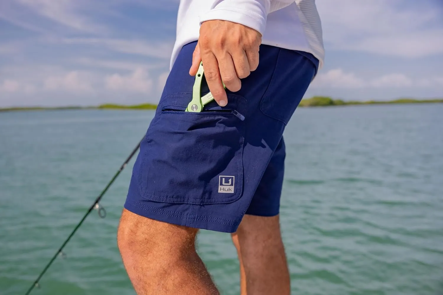 HUK Next Level 10.5", Quick-Drying Fishing Shorts for Men