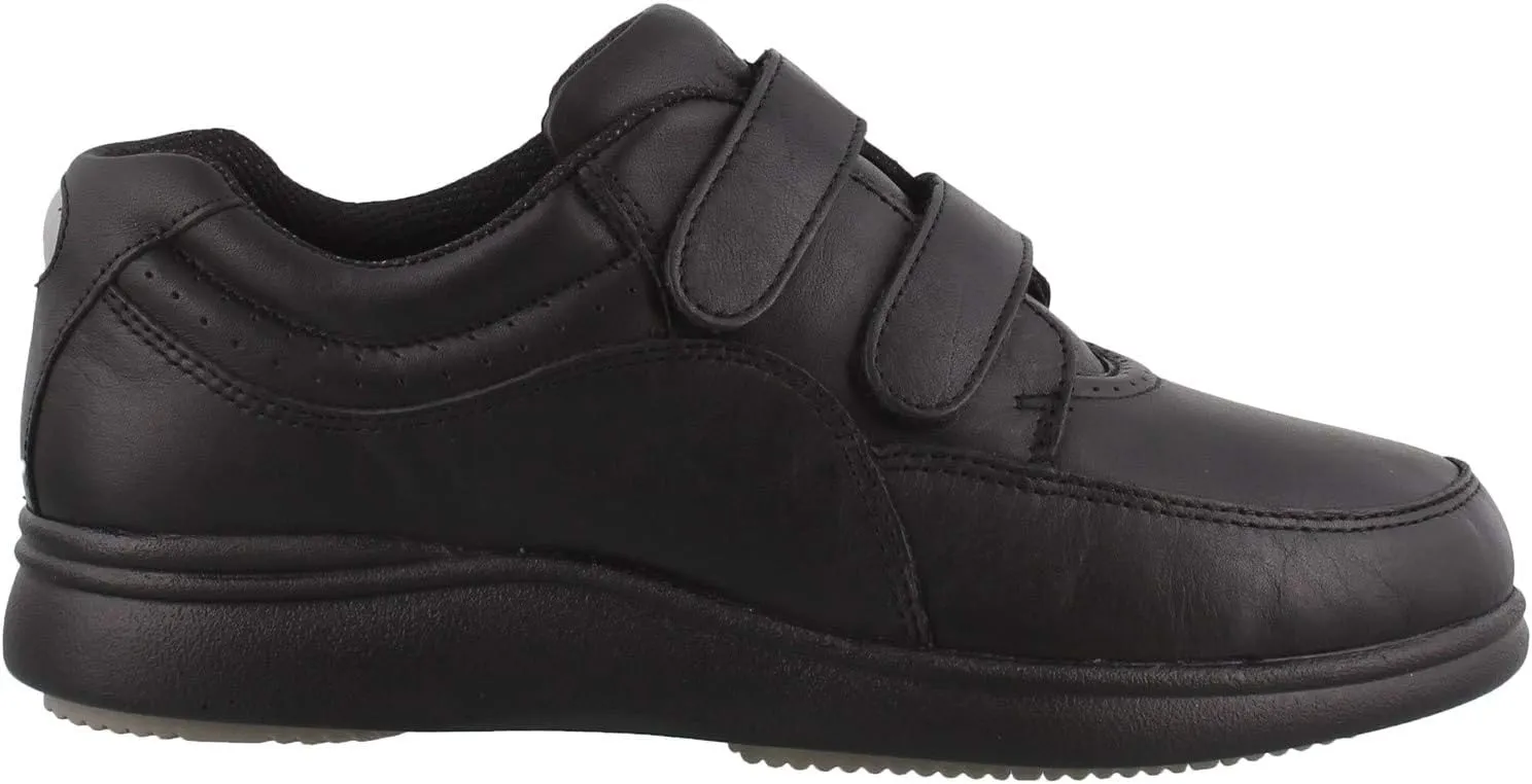 Hush Puppies Women's Power Walker II Loafer, Black Leather, 11 M US