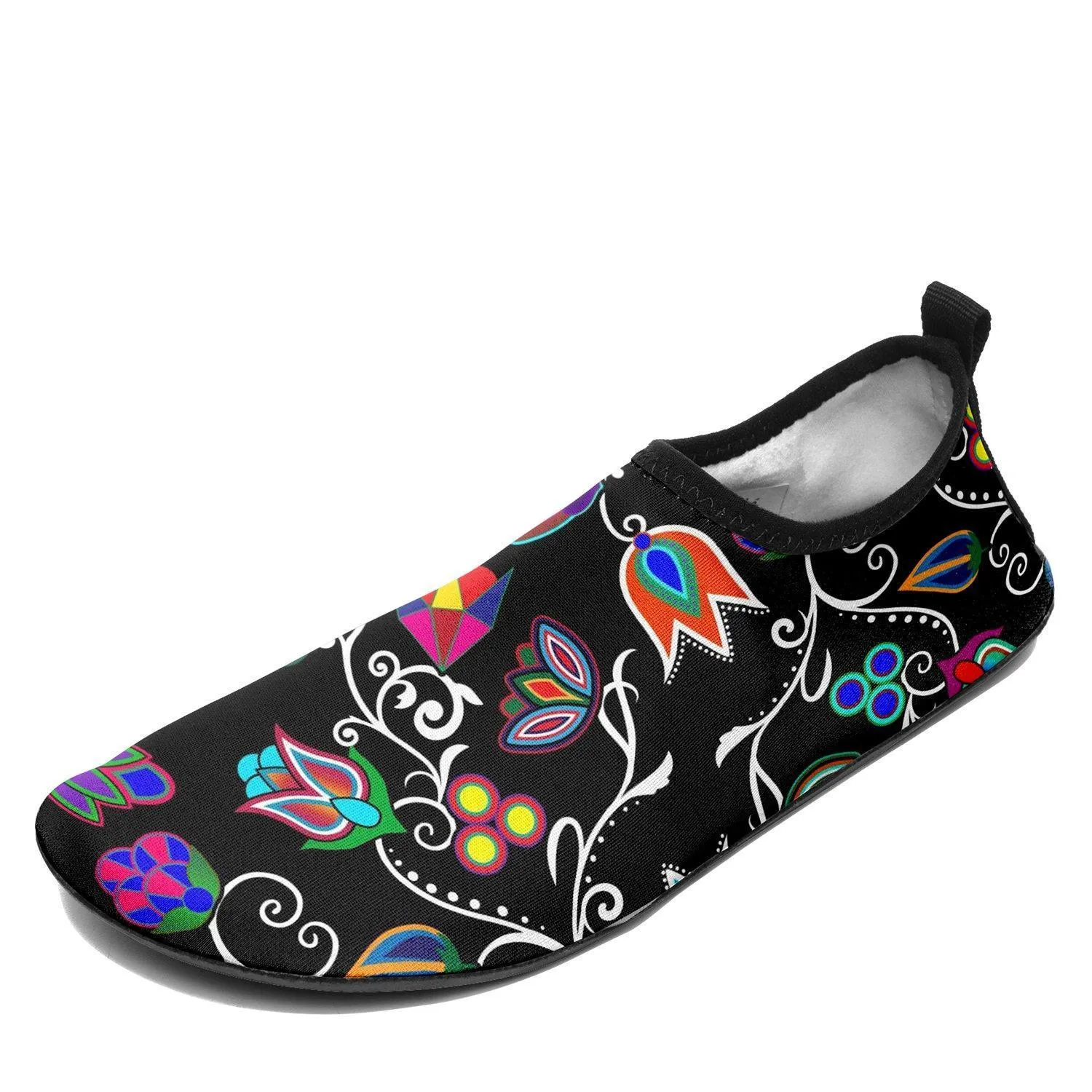 Indigenous Paisley Black Kid's Sockamoccs
