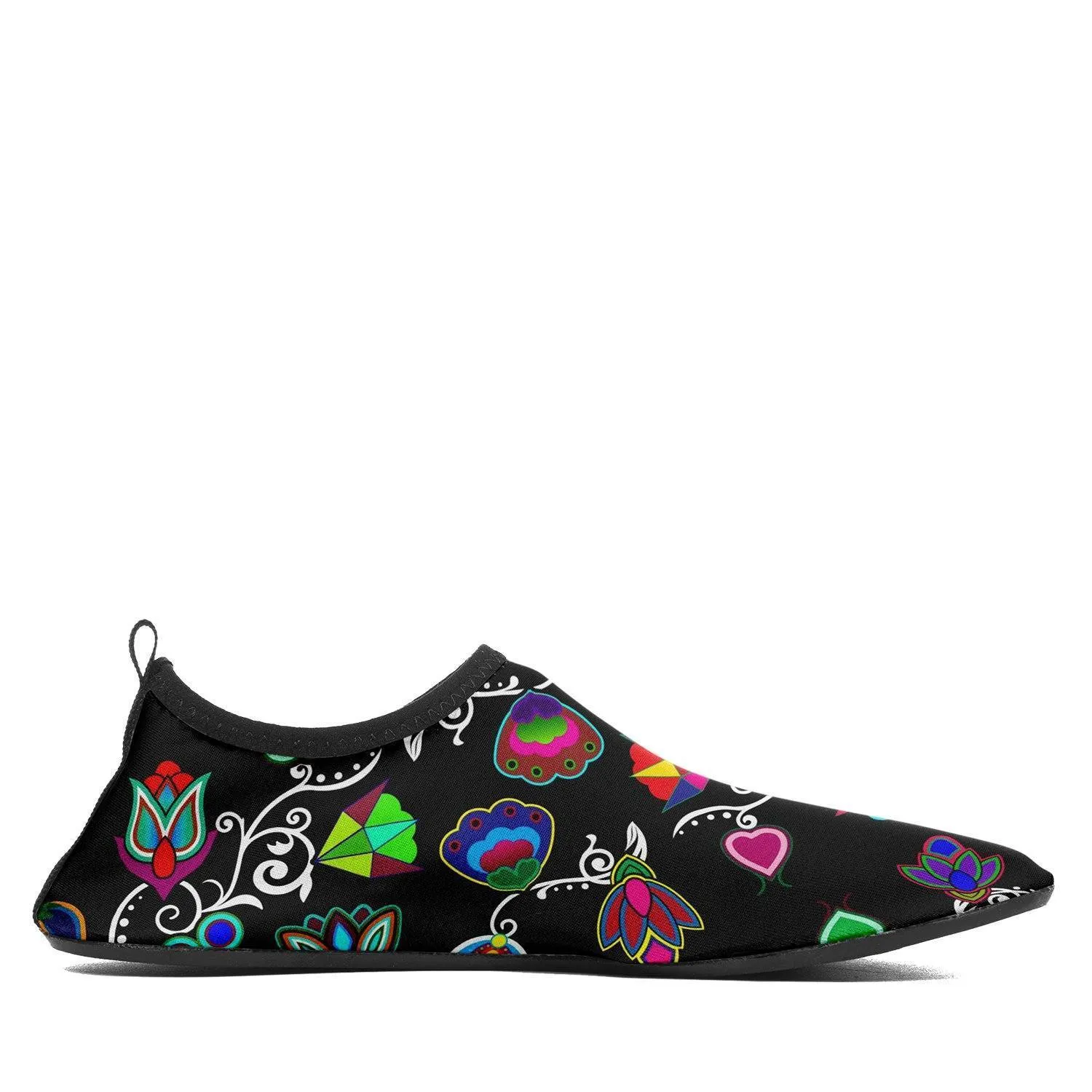 Indigenous Paisley Black Kid's Sockamoccs