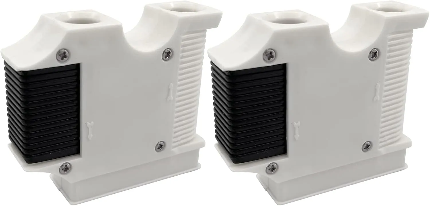 ISURE MARINE 2 Pcs Boat Fender Quick Draw Fender Hanger for Bumper, Pontoon Boat Fender Clips