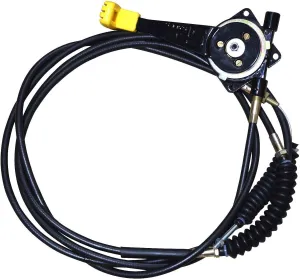 JCB Universal Throttle Cable/Accelerator Assembly Compatible with JCB Throttle Cable Models 1400B 1600B 1700B 214 215 216 217 3C for JCB 3Cx,3D,3DX,4C,4CN,and 4CX