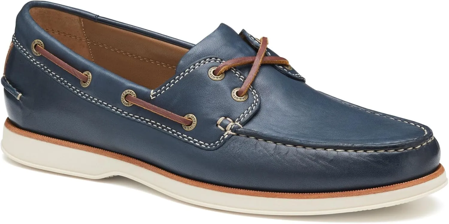 Johnston & Murphy Men’s Monaco Boat and Deck Shoes, Men’s Slip On Shoes, Moccasins for Men