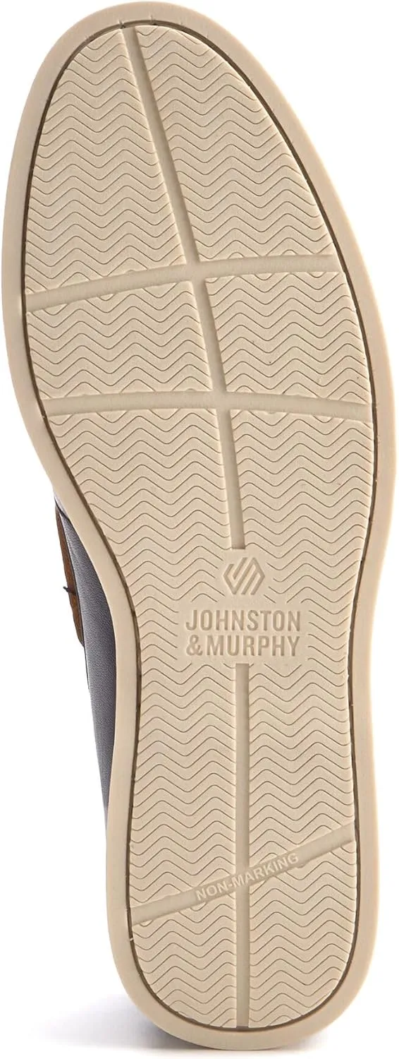 Johnston & Murphy Men’s Monaco Boat and Deck Shoes, Men’s Slip On Shoes, Moccasins for Men