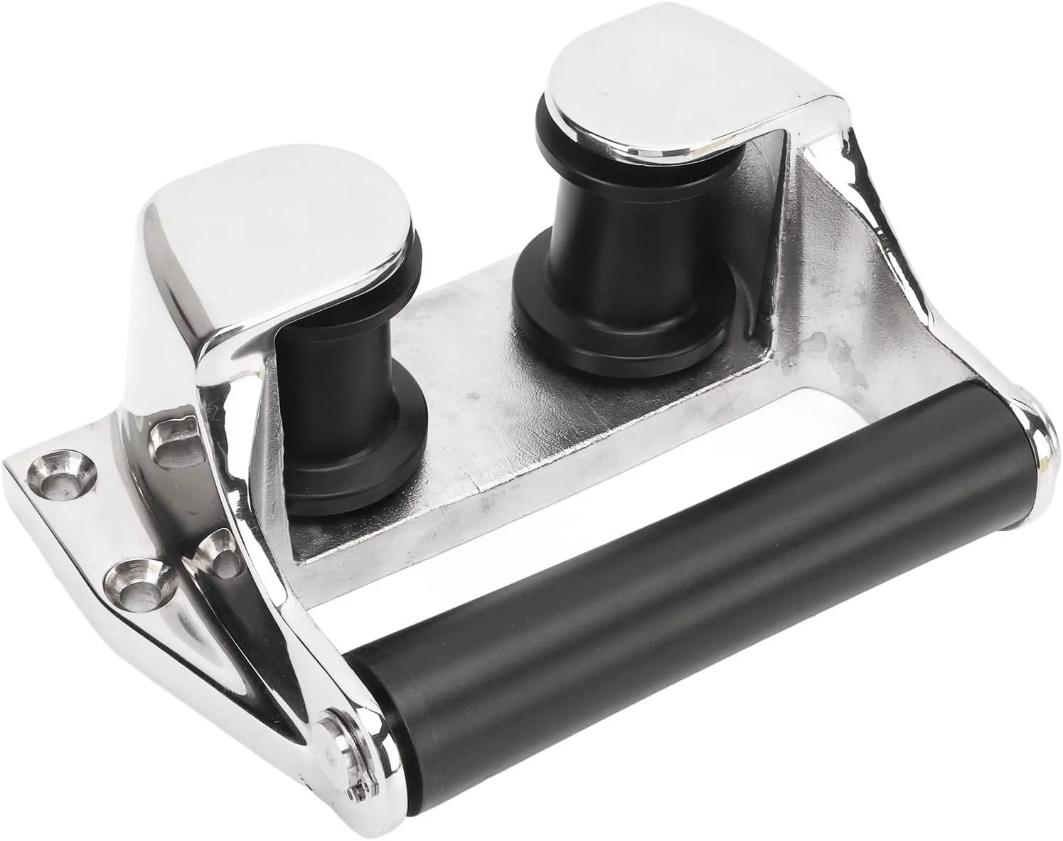 JUOPZKENN Boat Anchor Roller, Boat Bow Fairlead Roller 316 Stainless Steel Cleat Bollard Chock Anchor Accessories for Marine