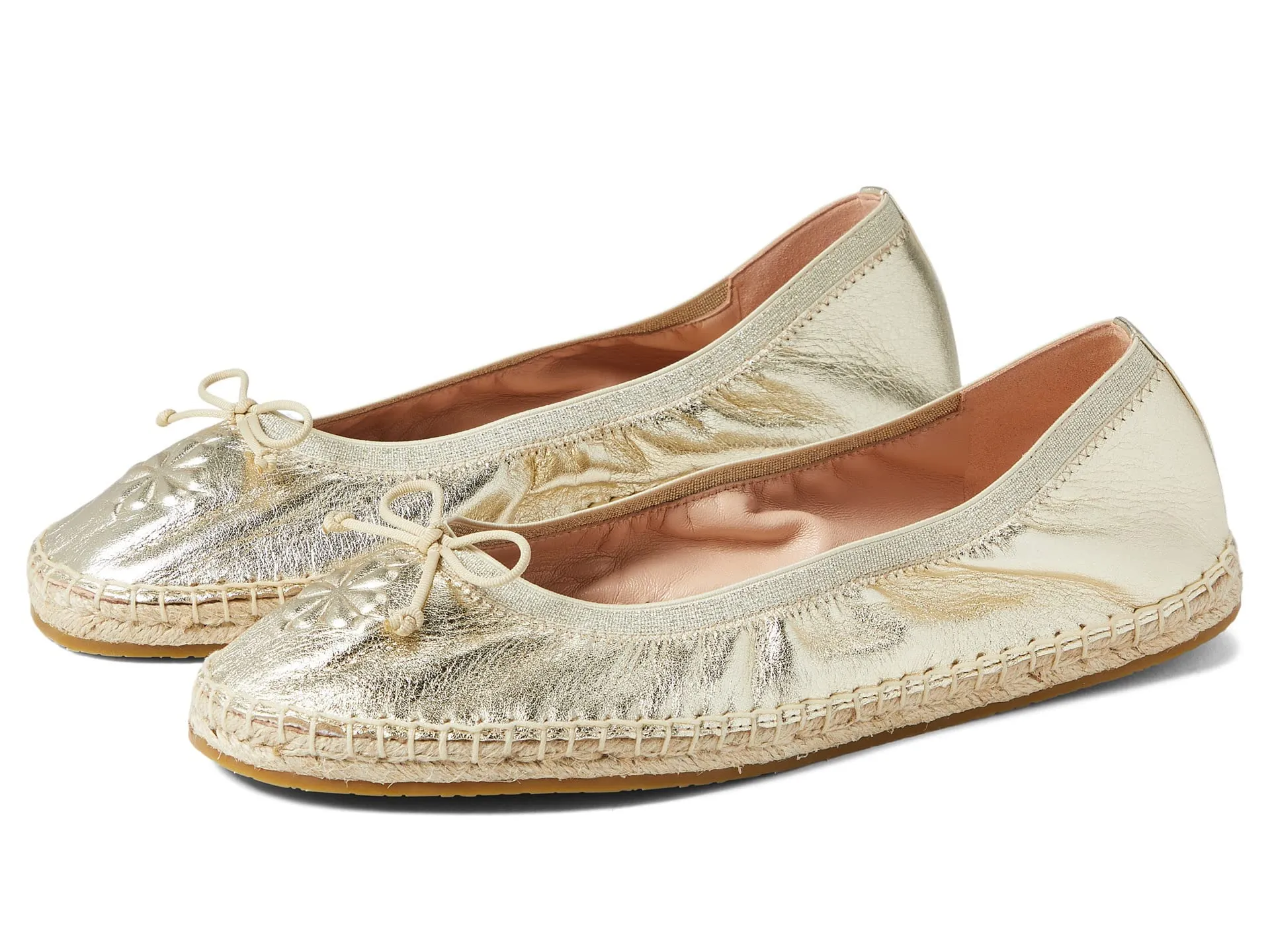 Kate Spade New York Clubhouse Espadrille Pale Gold 8.5 M