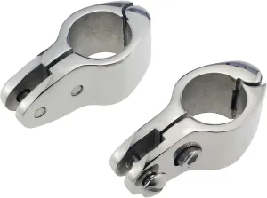 keehui Marine Grade 316SS 1"(25.4MM) Bimini Top Hinged Jaw Slide with Set Screws