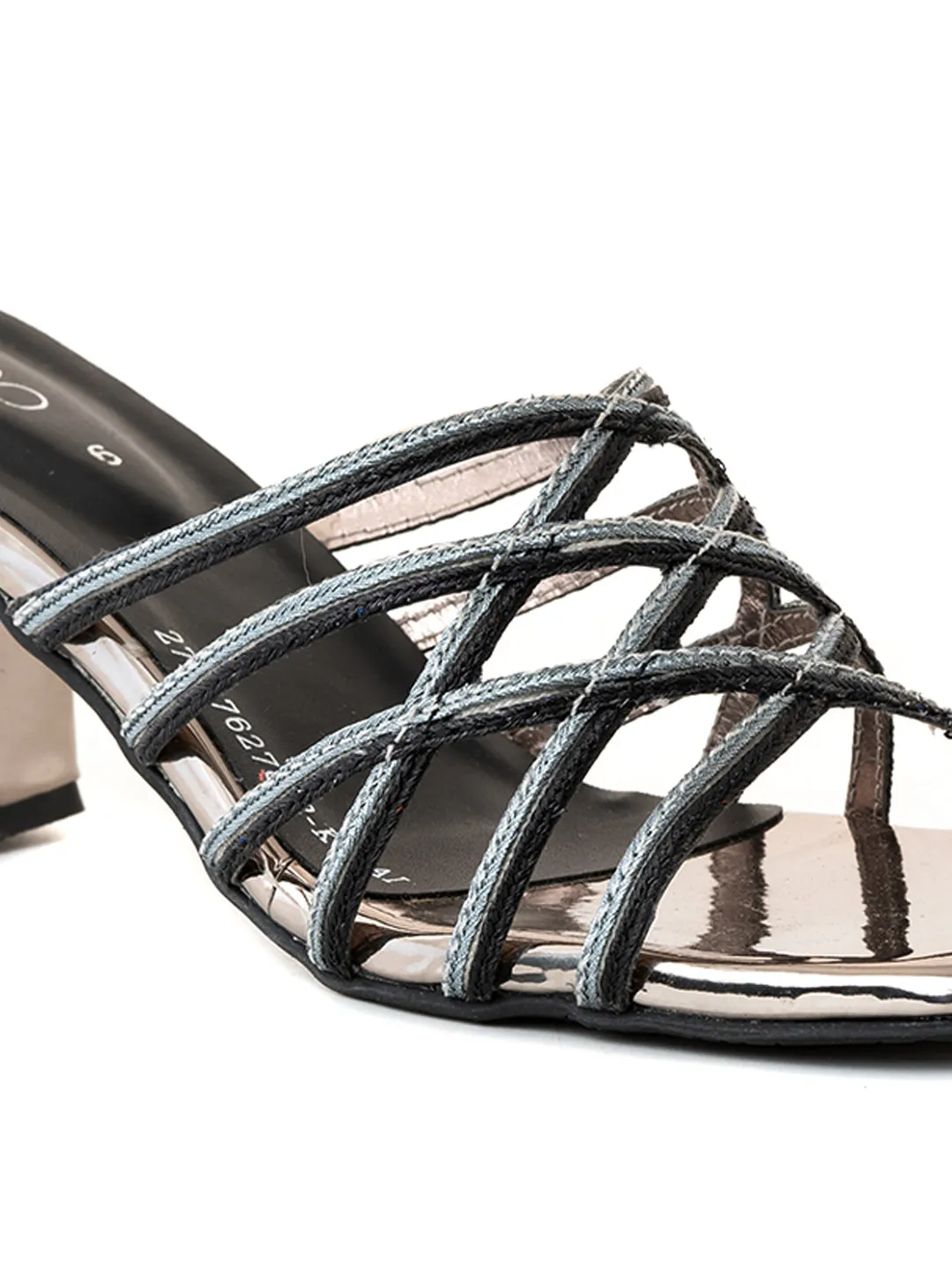 Khadim Cleo High Heel Block Mule Slip On Sandal for Women