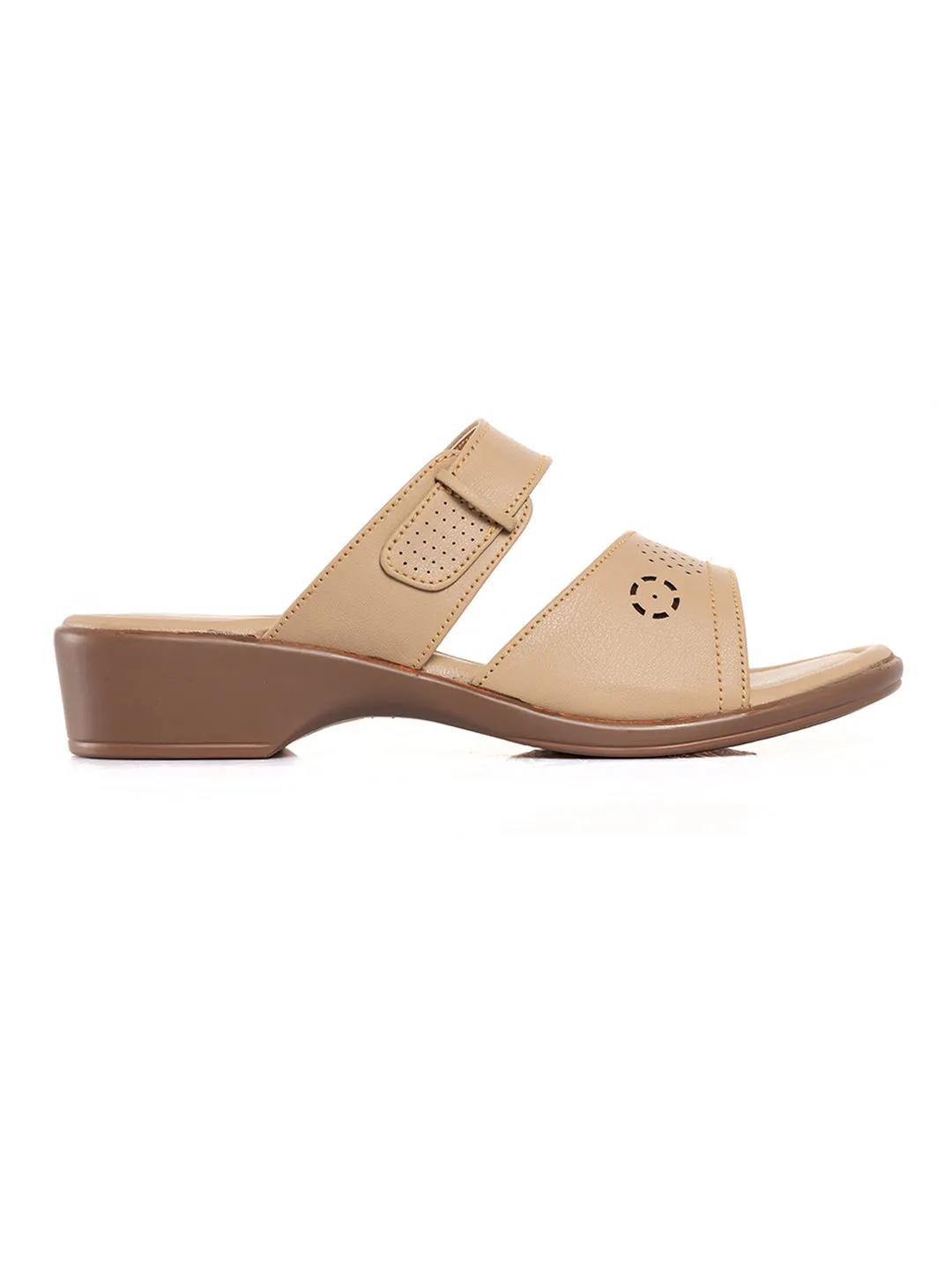 Khadim Sharon Wedge Heel Mule Slip On Sandal for Women