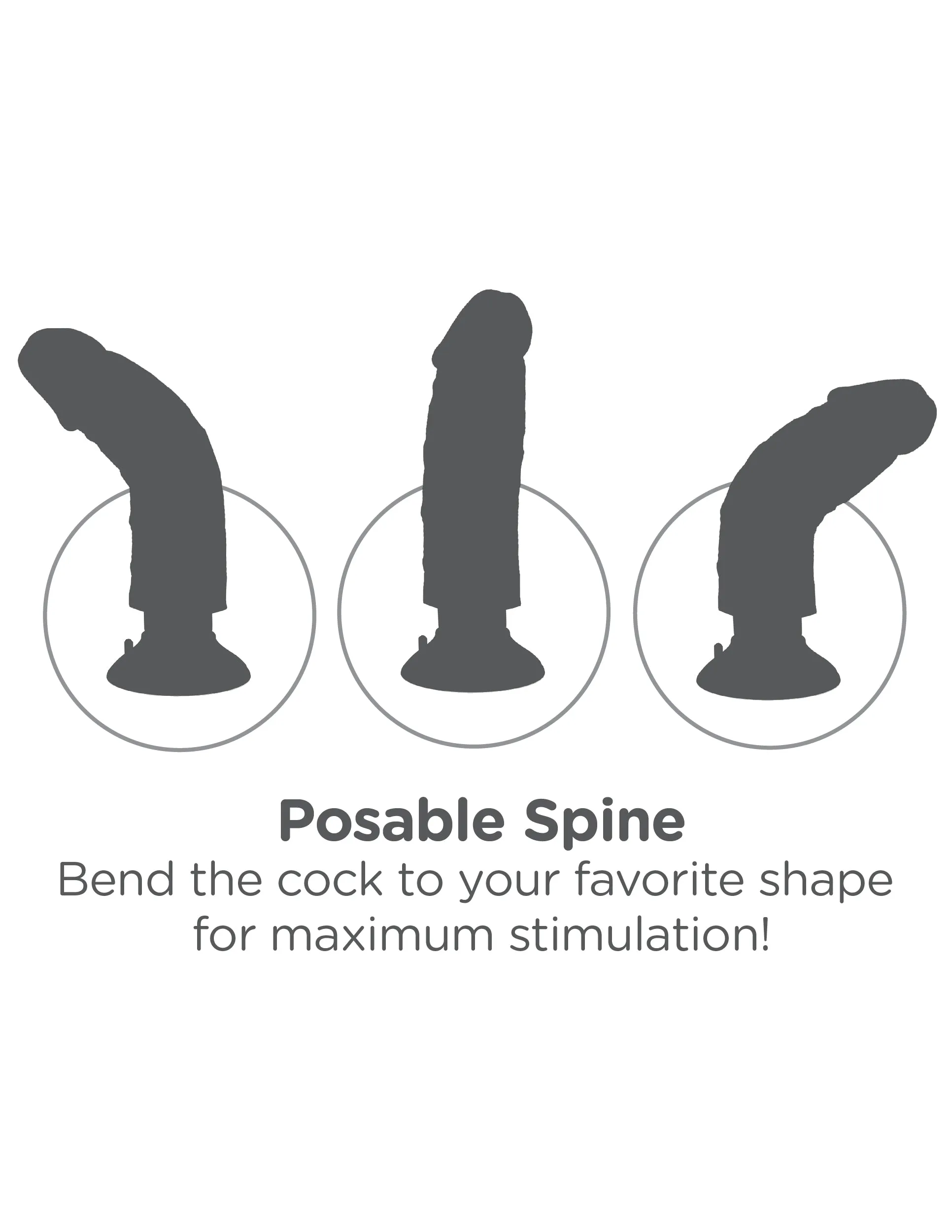 King Cock 6&quot; Vibrating Cock - Tan