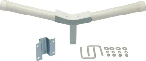 KUAFU Boat Trailer V-Guide Compatible with 3" x 3" Front Cross Member Galvanized on Center Support with Bracket&U-Bolts