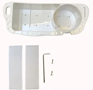 KUFA Sports Boat Cabin Organizer Storage Boat Caddy Organizer, Boat Cup Holder Boat Storage Organizer, Cockpit Storage Box with instalation Hardware