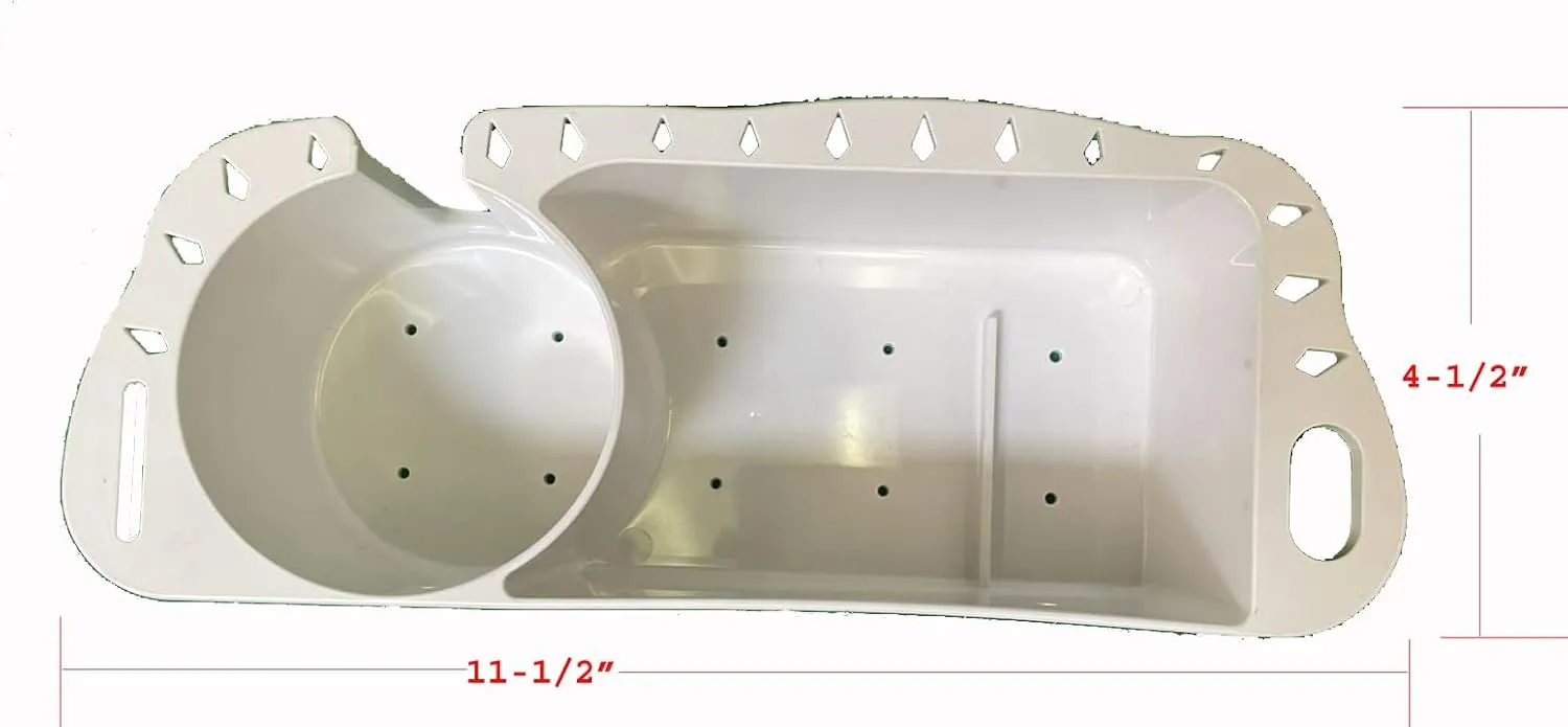 KUFA Sports Boat Cabin Organizer Storage Boat Caddy Organizer, Boat Cup Holder Boat Storage Organizer, Cockpit Storage Box with instalation Hardware