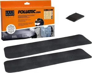 Lack Paint Protection Black 12x45cm - 2 Pieces