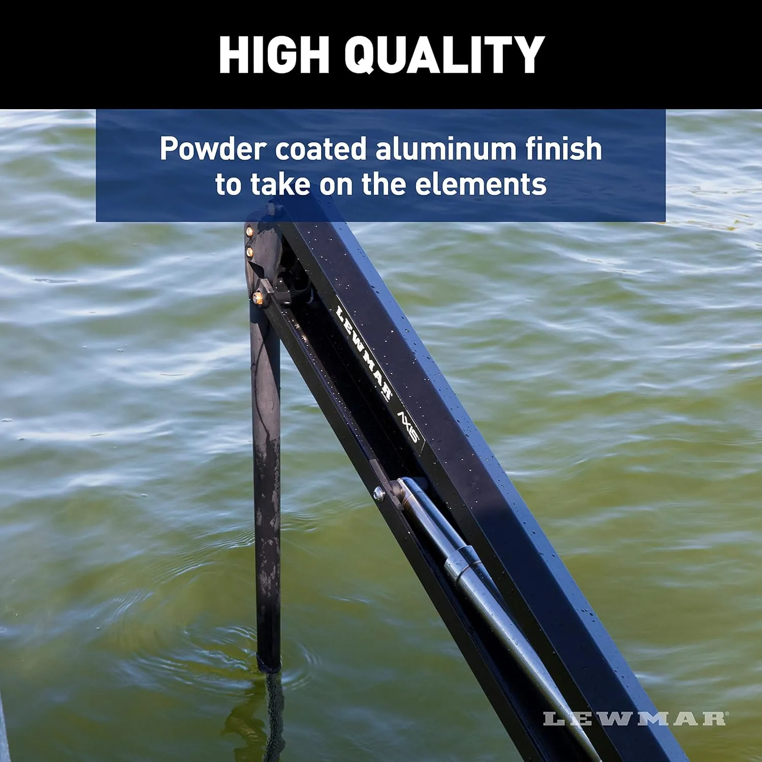 Lewmar Axis Shallow Water Anchor for use in up to 7' of Water, 12V Electrically Powered, Remote Controlled Deployment, Four Bar Articulating Arm, for Powerboats up to 26', Black - 22108805