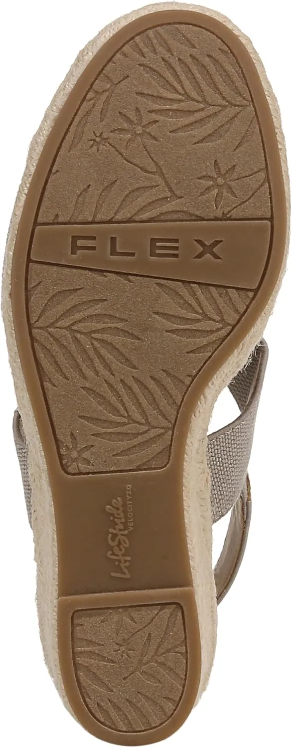 LifeStride Women's Tallulah Espadrille Wedge Sandal