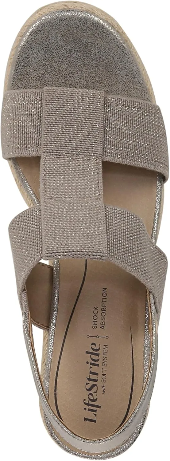 LifeStride Women's Tallulah Espadrille Wedge Sandal