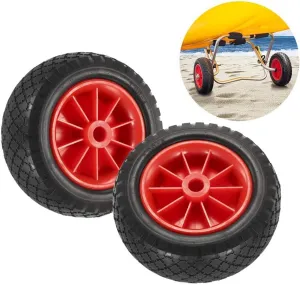 Lixada 1pc 8" / 10" Puncture-Proof Tire Wheel for Kayak Canoe Trolley Cart Replacement Tire