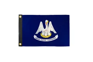Louisiana 12x18in Boat Flag
