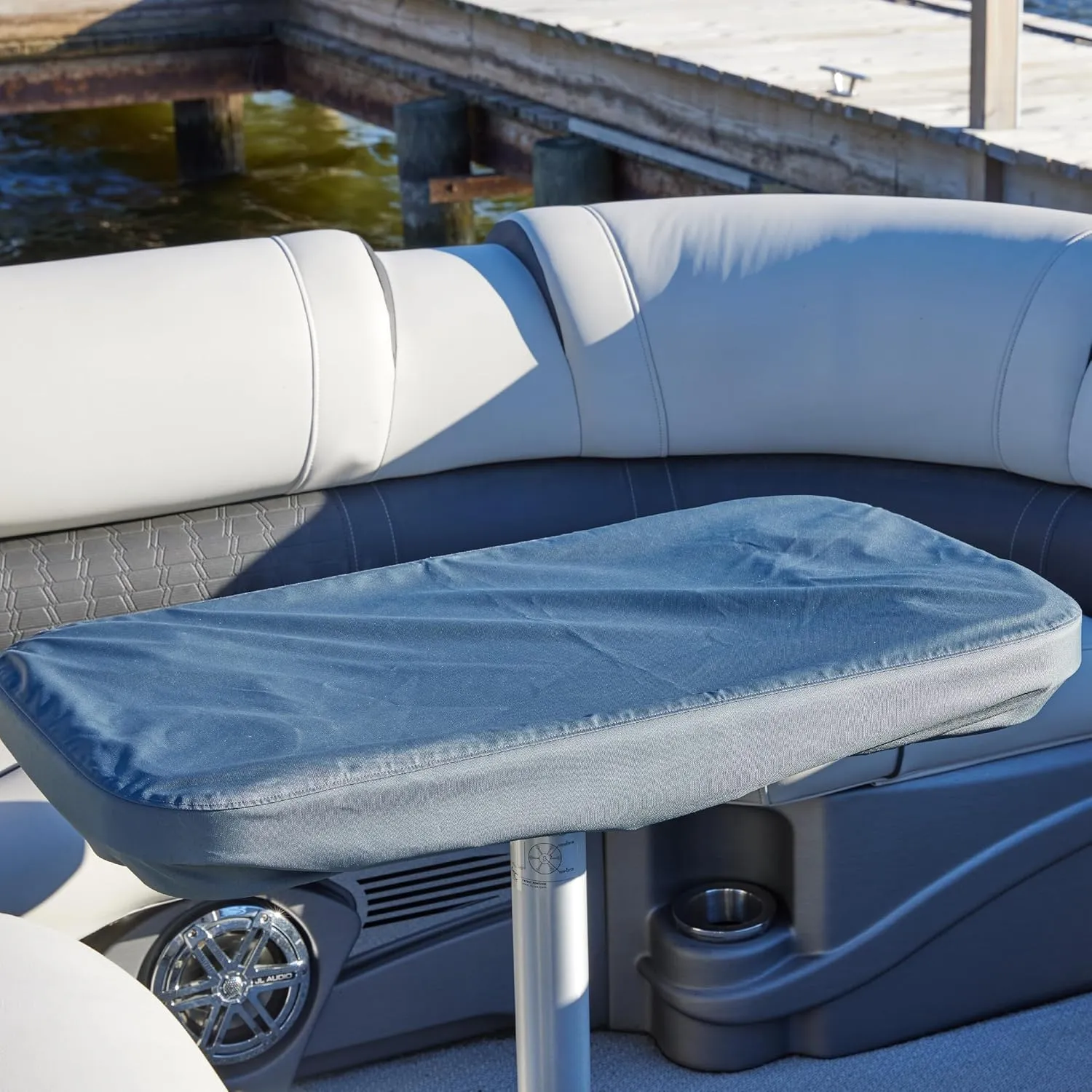 Manufacturers' Select ITC Large Boat Table Cover Pontoon Boat Accessories - Cover Only (Large - ITC Party Boat Table - 34"x18")