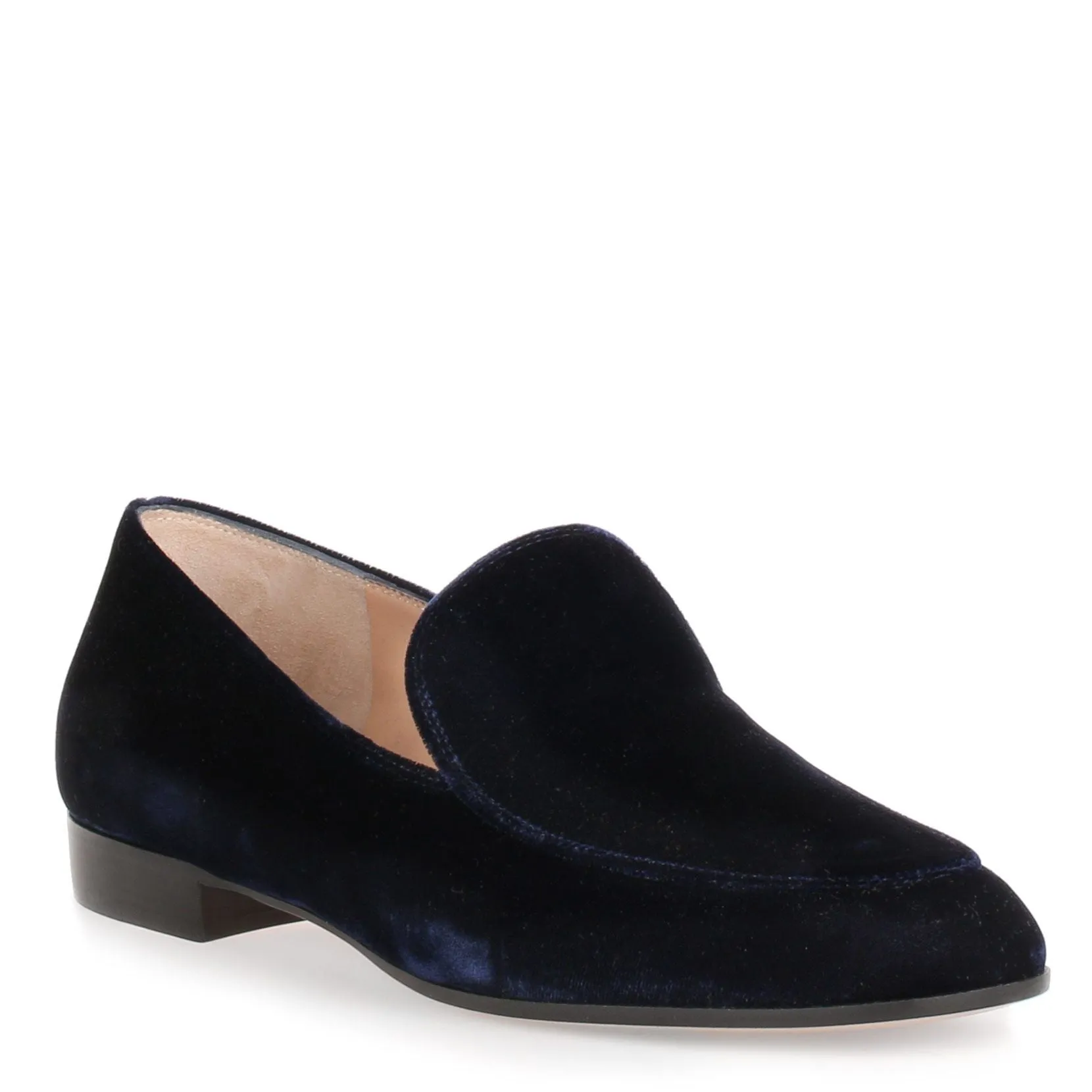 Marcel navy velvet loafer