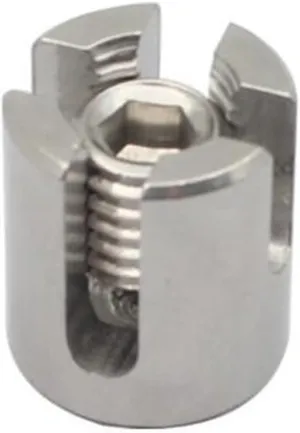 Marine 316 Stainless Steel Wire Rope Systems For Cross Clip Rope Clamp Boat Accessories 90 Degree