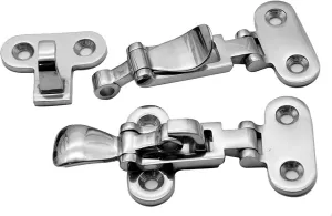 Marine Boat Deck Lock Hasp,316 Stainless Steel Lockable Hold Down Clamp Anti-Rattle Latch Fastener Boat Yacht Accessory