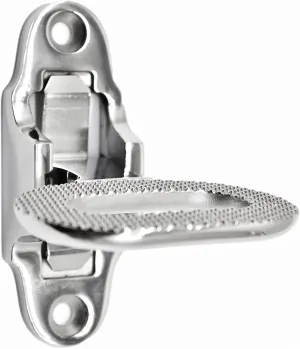 MARINE CITY Folding Grab/Step, Heavy Duty Stainless Steel, 4-1/5" x 3-1/3", Durable, Corrosion-Resistant, Ideal for Boat, RV, Trailer, and Camper Use (Pack of 1)