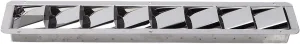 Marine Vent Grille Oblong, 8 Slots Stainless Steel Grid Cover for Boat, Louvered Shutters Marine Ventilation Grill Cover,Boat,Yacht Spare Parts