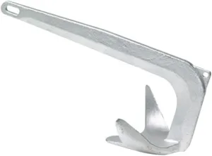 MarineNow Galvanized Bruce Style Anchor