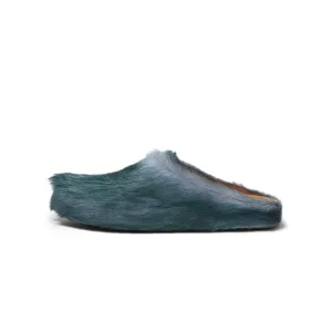 Marni Mens Long Hair Fussbett Sabot Mule