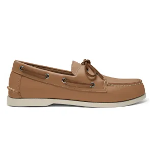 Men’s 2 Eyelet LE Boat Shoe: Tan