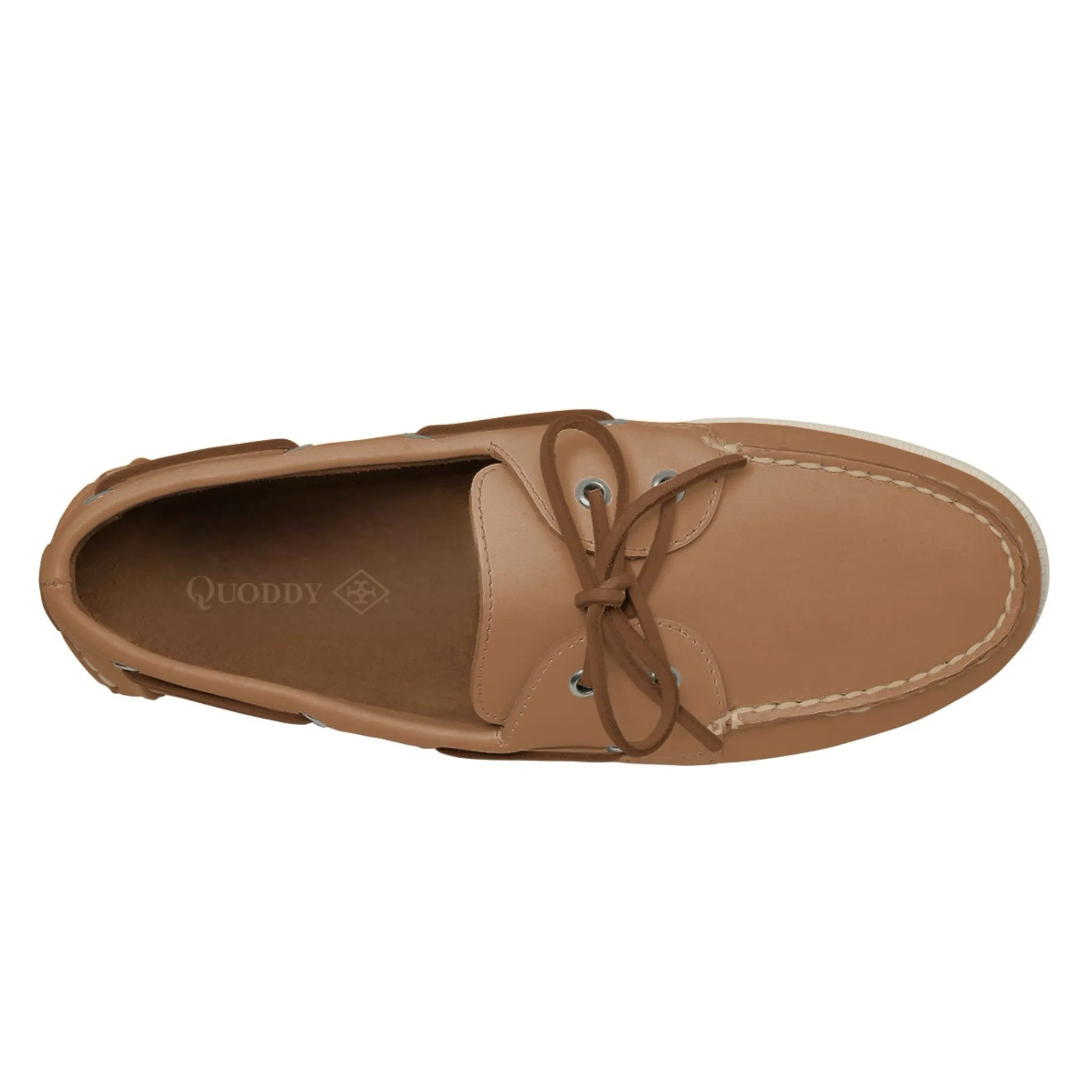 Men’s 2 Eyelet LE Boat Shoe: Tan