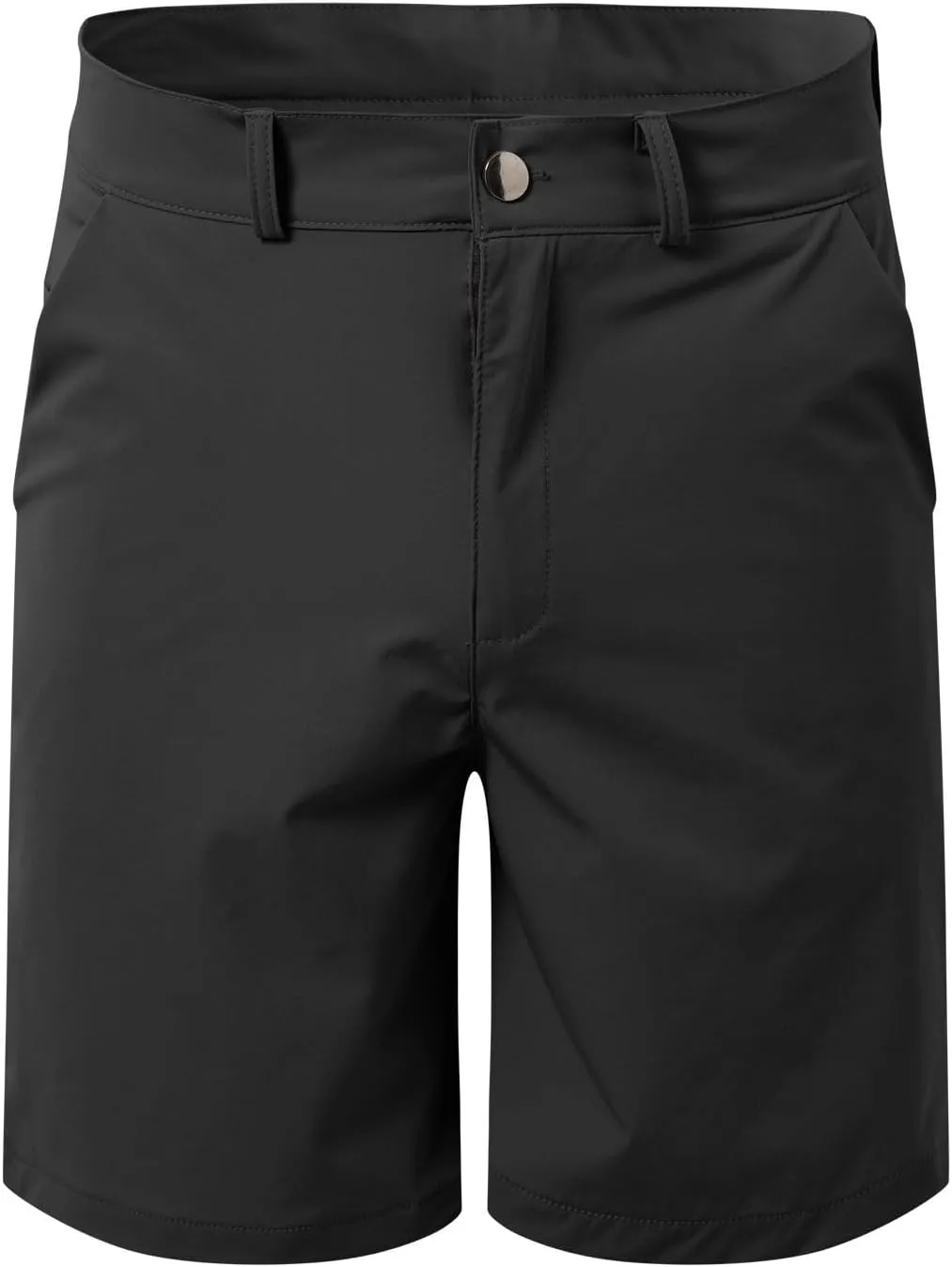 Men's Casual Chino Shorts Comfort Stretch Classic-Fit Flat Front Solid Summer Beach Shorts