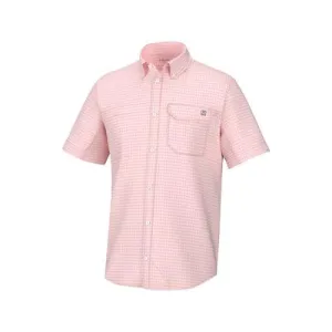 Men's Huk Tide Point Break Minicheck Button up Shirt