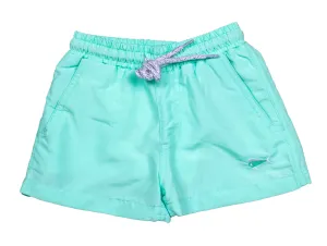 Men's Solid Swim Trunks - Light Mint