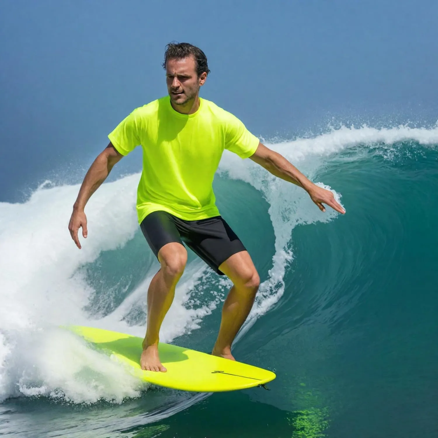 Men's T Shirt Short Sleeve Rash Guard Sun Protection Dry Fit Athletic Running Workout Swim Fishing T Shirts Top for Men