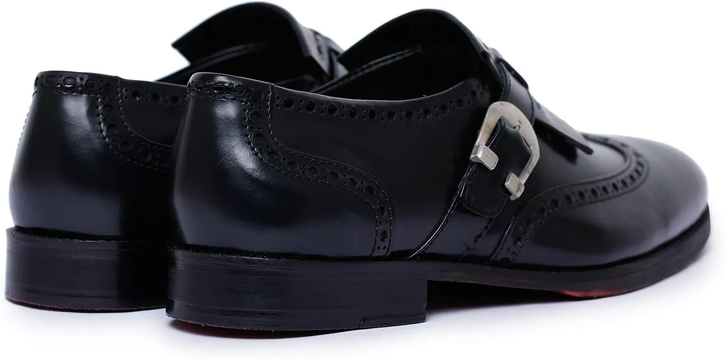 Men's Wingtip Brogue Kiltie Monk Strap Loafer Dress Shoes