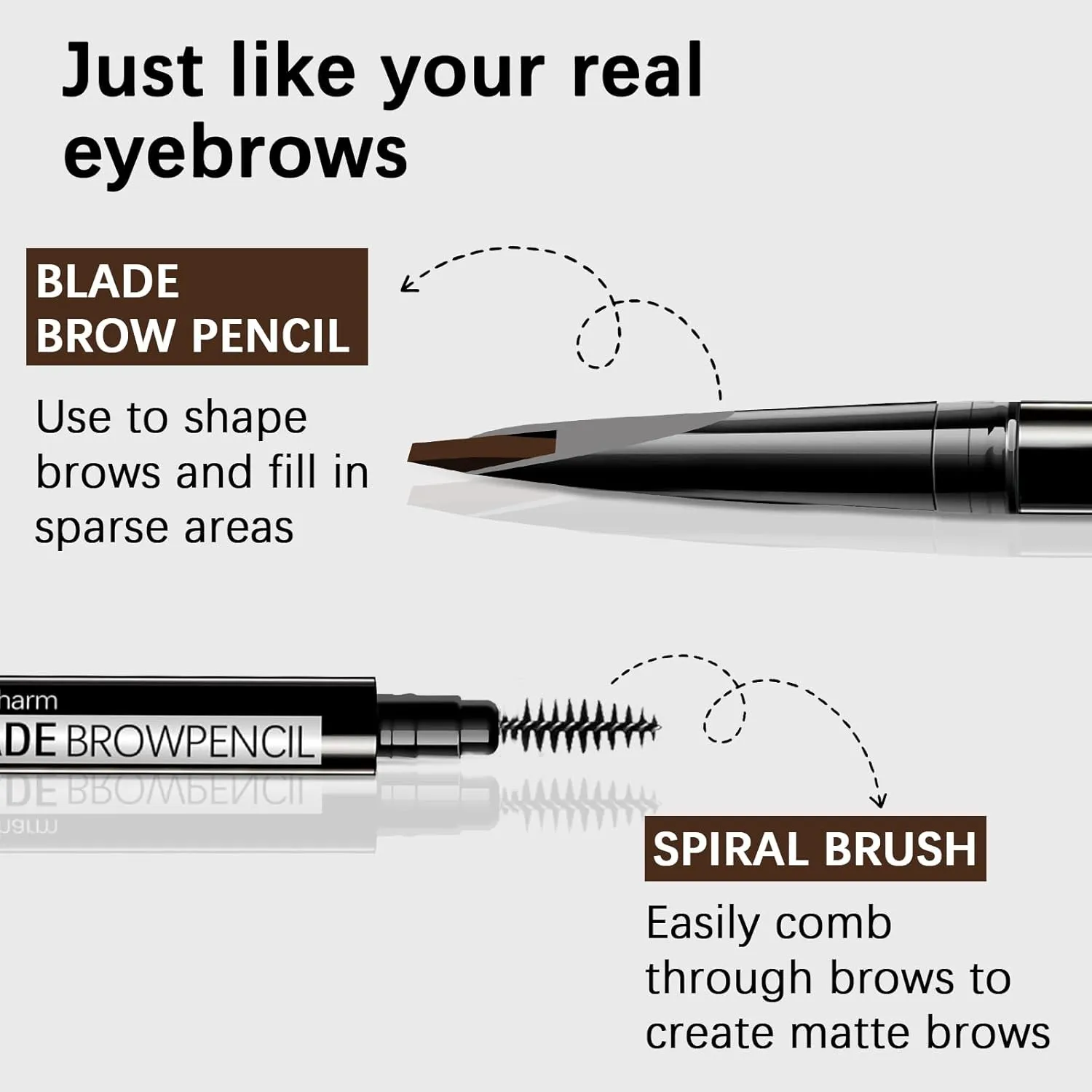 Microblading Eyebrow Pencil for Women,0.1mm Ultra-Fine Mechanical Pencil,Makeup Brow Definer Waterproof,Draws Tiny Brow Hairs and Fills in Sparse Areas (03 Light Brown, 1 Count Pack of 1)