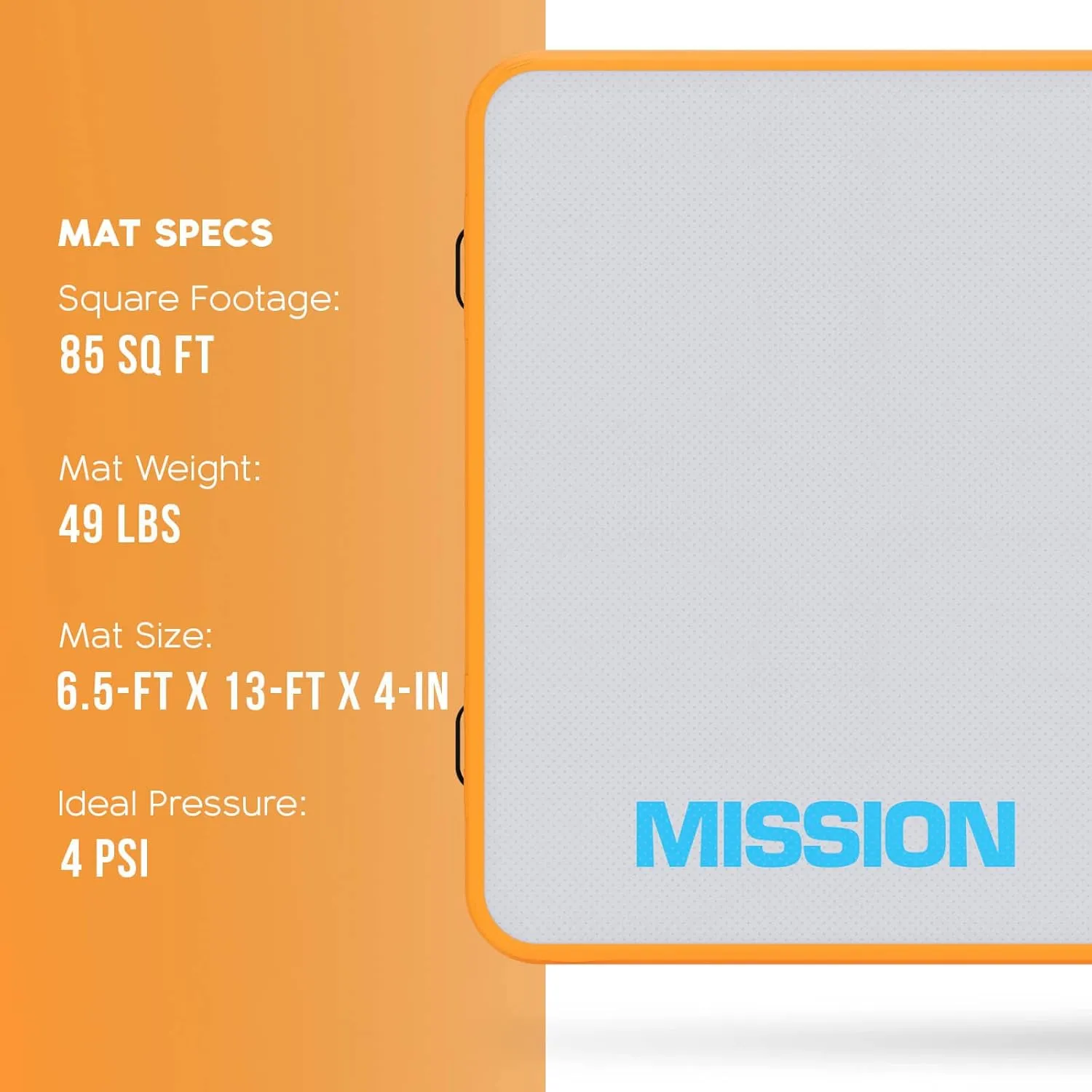 MISSION Boat Gear Reef Mat Inflatable Floating Mat Water Lake Lounge