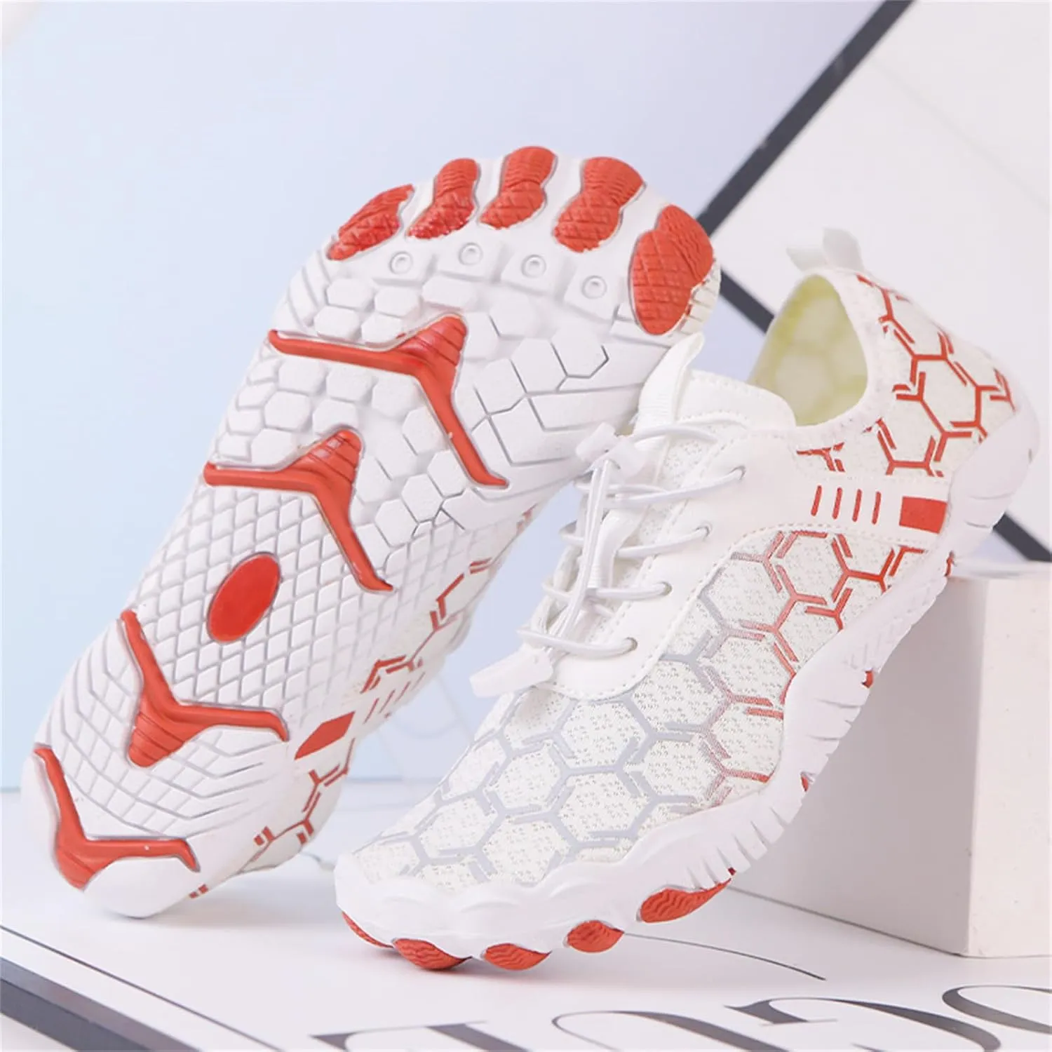 Mmoneyake Mens Womens Athletic Hiking Water Shoes Unisex Hike Barefoot Shoes Quick Drying Beach Aqua Shoes Travel Trekking Walking Climbing Sneakers Lightweight Outdoor Footwear