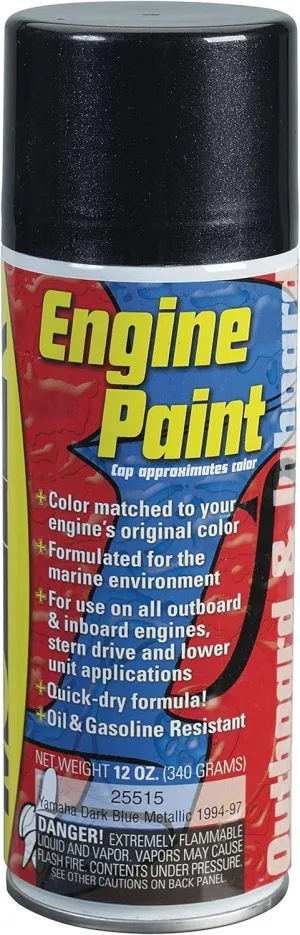Moeller 025107 Evinrude Blue Metallic 12 oz. Engine Paint