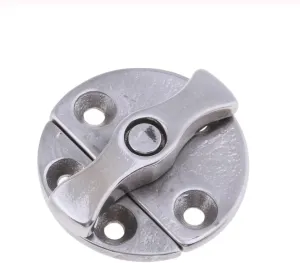 Motorcycle Parts 316 Stainless Steel Boat Door Latch Catch Round Twist Lock Turning Locking 43mm Strong and Durable