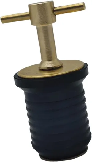 Motorcycle Parts Boat Drain Plug 1inch Twist in Locks in Place for 1inch Diameter Drains Marine Accessories T Handle for Yachts Kayaks Boats Replace