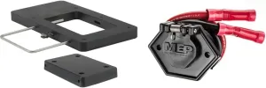 MotorGuide 8M0120717 Xi Series Quick-Release Mounting Bracket Kit for Trolling Motors — Composite — Black & 8M4000954 Trolling Motor Power Receptacle, 2-Prong 12V, 24V or 36V Trolling Motors