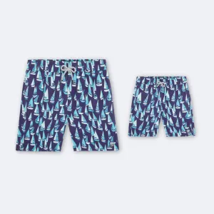 Mulberry & Sky Blue Boats Set