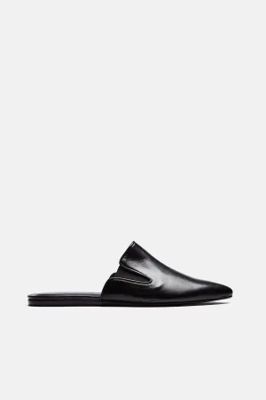 Mule - Black Leather